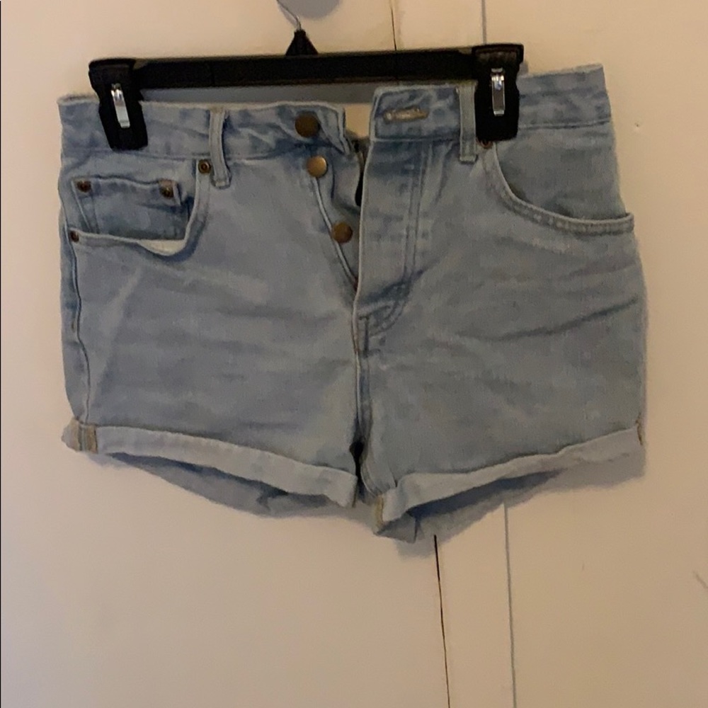 High waisted jean shorts. Size 28